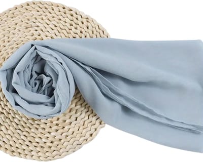 Bovista Hoofddoek - Hijab - Dames - Abaya - Sjaal - Islamitische Kleding - Moslim Kleding - Alhamdulillah - Lichtblauw