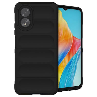 imoshion Hoesje - Geschikt voor Oppo A18 / Oppo A38 - EasyGrip Backcover - Zwart