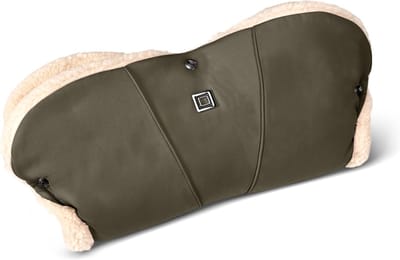 Handmof - Kinderwagen Mof - Wandelen Buiten - Zachte Teddyvoering - 24x51x7 cm - Groen