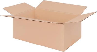 Verhuisdozen - Verzenddozen Opslagdozen - Spullen Verpakken - Enkelgolf Karton - 50 x 30 x 20 cm - Bruin