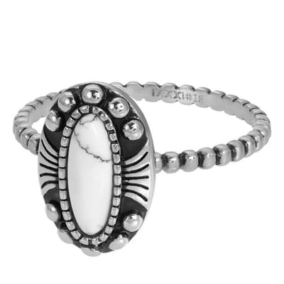 iXXXi Vulring Indian White Zilver | Maat 15 (gewone ringmaat 17)