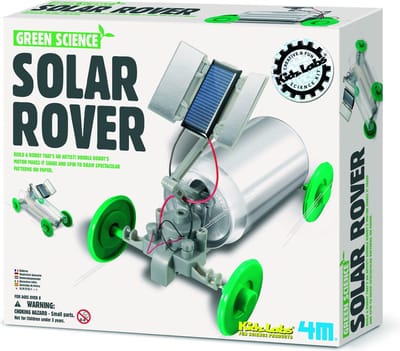 4M Wetenschap En Spel - Bouw Je Eigen Zonnecelwagen - Bouwpakket - KidzLabs - Green Science - 5 Jaar