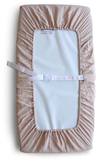 Verstelbare Wasbare Verschoonmat Cover - 70 x 45 cm - Geschikt voor Standaard Verschoonmat (Rood)