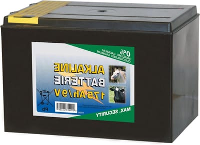 Alkaline Batterij - 9V Blok Batterij - Weidehek Stroom - Constante Spanningscurve - 175 Ah - Niet gespecificeerd