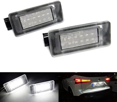 2 Stuks LED Kentekenverlichting Wit voor Duster Qashqai Serena