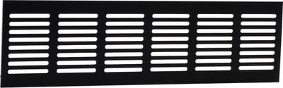 Nedco Plintrooster 300x80mm zwart