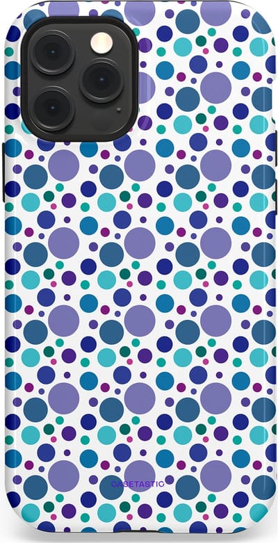 Casetastic Hoesje Geschikt voor Apple iPhone 12/12 Pro Magsafe - Stijlvolle Beschermende Duo-layer Case - Bubble blauw