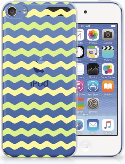 Apple iPod Touch 5 | 6 TPU bumper Waves Yellow