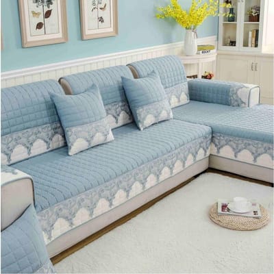 Geruite antislip bankhoes beschermer chaise vier seizoenen universele stretch hoekbank kussen handdoek 1/2/3/4-zits bank Cojines 70x150cm 1piece