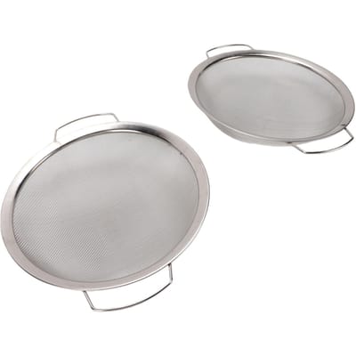2 PIÈCES Filtre à Peinture en Acier Inoxydable Maille 60 Passoire à Peinture pour Seau de 5 Gallons Miel Émulsion white