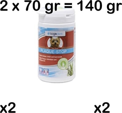**2 x ** tandpoeder BOGADENT 70 gr met ascophyllum nodusum (100%) voorkomt tandsteen - voedingssupplement- makkelijk toe te dienen met dosseerschepje