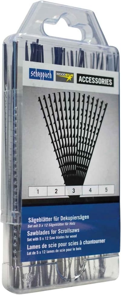 Zaagbladenset Figuurzaag - Modelbouw Zagen - Precisie Zagen - Zestig Stuks Set - 130 mm Lengte - Zwart