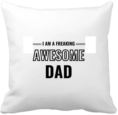 Akyol - i am a freaking awesome dad Kussen hoes - Papa - de meest geweldigste vader - vader cadeautjes - vaderdag - verjaardagscadeau - verjaardag - cadeau - geschenk - kado - gift - vader artikelen - 40 bij 40 cm