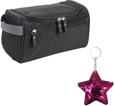 Allecto - Makeup Tas - Grote Capaciteit - Zwart - Toilettas - Reistas - Toilettas voor Vrouwen - Geschikt voor Reizen - Modern Design