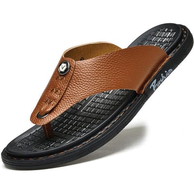 Heren Pantoffels Zomer Nieuwe Outdoor Strand Schoenen Antislip Zachte Zool Casual Alles-Passende Pantoffels 45