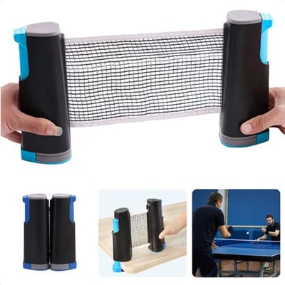 Uitschuifbaar Tafeltennisnet – maximaal 180 cm – Universeel Pingpong Net voor Elke Tafel – Draagbaar & Stevig