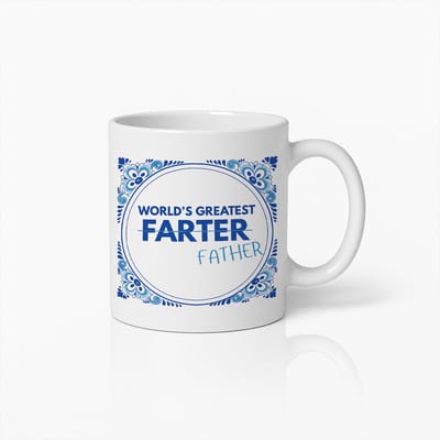 World’s Greatest Farter Father Mok 330ml – Grappige Papa Beker – Leuk Humoristisch Cadeau voor Vaderdag of Verjaardag