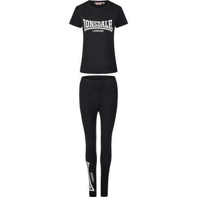 Lonsdale London JUNIPER Trainingspak zwart XXL Katoen -