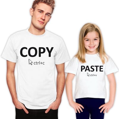Bijpassende T-shirts Vader en Dochter Set - Familie Kleding voor Hem en Haar