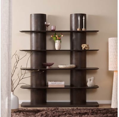 Starfurn Boekenkast Finn Mangohout Bruin 180 cm