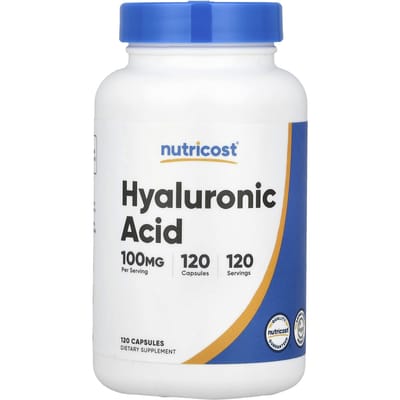 Nutricost Acide hyaluronique, 100 mg, 120 gélules