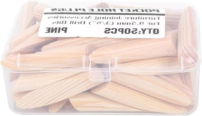 ByShane - Houten zakgat pluggen voor houtbewerking - 50 stuks - Grenen - Micro massief