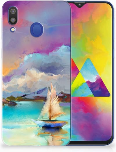 TPU Hoesje voor Hoesje maken Samsung Galaxy M20 (Power) Boat