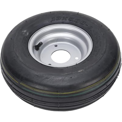 ATV Band 13x5.00 6 6in met Velg Antislip voor ATV UTV Quad Off Road Voertuig Go Kart Minibike Velgmaaier Zilver