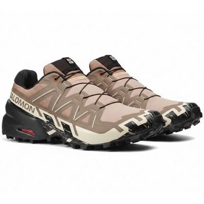 Salomon Speedcross 6 - Heren Trail-Running Schoenen Hardloopschoenen Beige 478110 , Maat: EU 46 UK 11