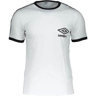 Umbro Taped Ringer Heren Wit T-Shirt