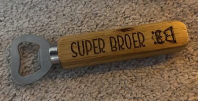 Super Broer flessenopener-flessenopener-opener-Super Broer -vaderdag-geschenk-cadeau- verjaardag