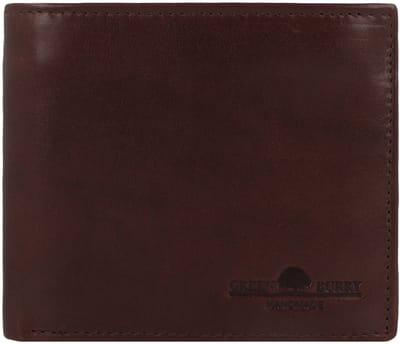 Greenburry Newport Portemonnee RFID-bescherming Leer 11 cm - Jongens - Horizontaal - coffee