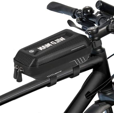 Fiets Stuurtas - Voorband Tas - Outdoor Rijden - Waterdicht Materiaal - 23x10.5x8.5 CM - Zwart