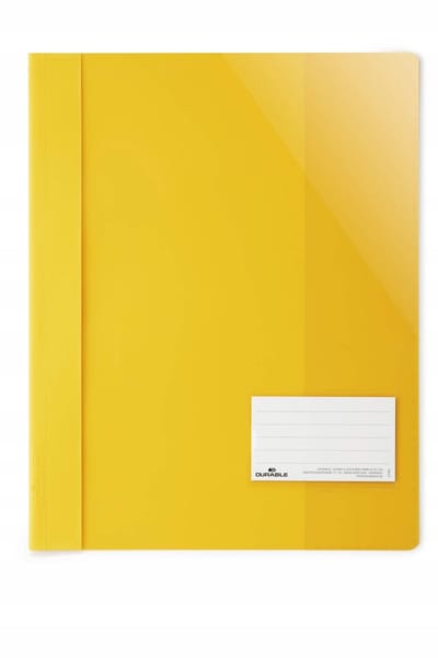 Durable A4 Map met Kaarthouder - Transparant
