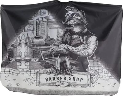 Bovista Baardschort - Beard Bib - Scheerschort - Baard Cape - Kappersmantel - Kapmantel - Kapsalon