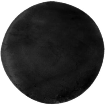 Muratap Heaven fluffy soft vloerkleed hoogpolig effen tapijt - 120 cm rond
