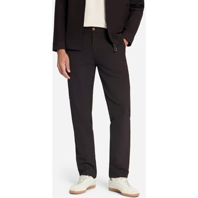 NO-EXCESS bruine heren broek   Regular fit   Steekzakken   Knoop- en ritssluiting   Regular waist Bruin XXXL/32