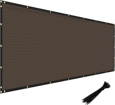 Privacy Scherm - Windscherm Hekwerk - Tuin Afschermen - 90% Zichtblokkering - 15 x 180 cm - Bruin
