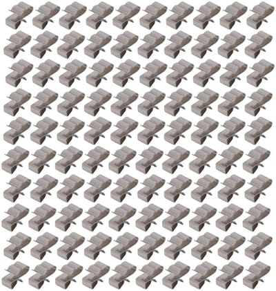 Dailygoods- Kabelclipset 100 Stuks - Roestvrij Stalen Draadklemmen - Snoerhouderset - Voor Kano/Vissersboot/Aanhangwagen - Duurzaam/Robuust Ontwerp - Eenvoudige Installatie - Draadklem
