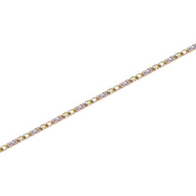 10 Mètres Bricolage Strass Verre Cristal Garniture Chaîne à Griffes Décoration Appliques Vêtements AB3mm or