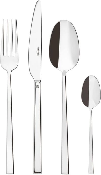 Monoblock Tafelbestek Set voor 6 Personen - 24-delig Roestvrij Staal 18/10