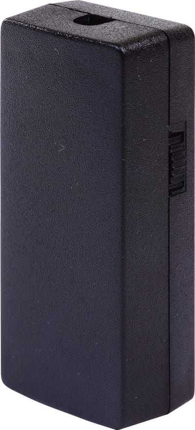 230V snoerdimmer 1-40W zwart voor dimbare led en halogeenverlichting | Tradim 62202