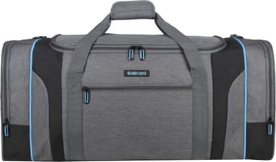 Decent FLEXPLUS Reistas 70 cm - Weekendtas / Sporttas - Ruime en lichte reistas 76 liter inhoud - Grijs/blauw