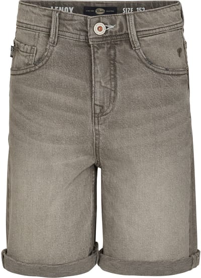Petrol Industries - Jongens Lenox Loose Denim Short Rosarito - Zwart - Maat 140