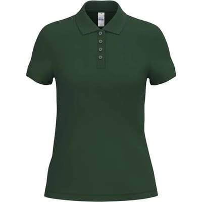 Biologisch pique polo voor dames iDeal Basic Brand