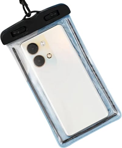 Bovista Waterdichte Telefoonhoesjes - Waterdicht Telefoonzakje - Waterproof Festival Opbergtasje - Documententasje - Waterbestendig - Zwart