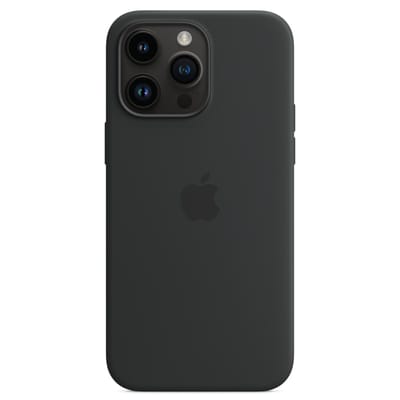 Apple - Siliconen hoesje - MagSafe - iPhone 14 Pro Max - Zwart