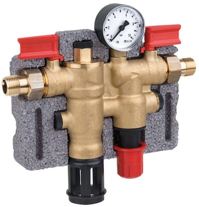 Resideo Navulcombinatie NK300S met manometer en isolatieschaal, NK300S-1/2A