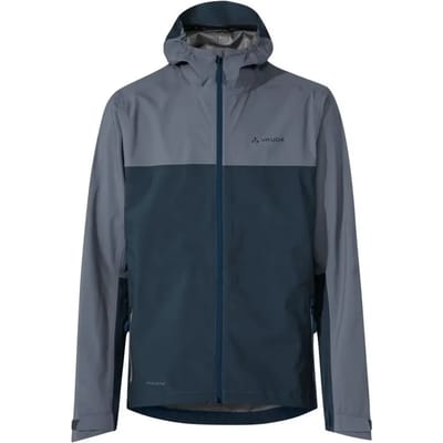 VAUDE Moab Rain, hardshelljas, sportjasjes voor heren, waterdicht, winddicht, hardshell, capuchon, reguliere pasvorm