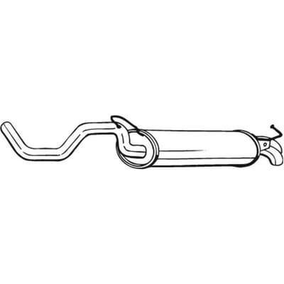 Geluiddemper achter BOSAL 278-145